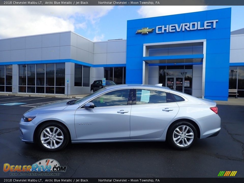 2018 Chevrolet Malibu LT Arctic Blue Metallic / Jet Black Photo #3