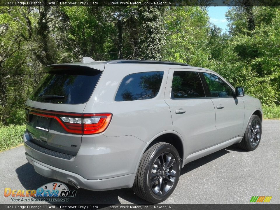 2021 Dodge Durango GT AWD Destroyer Gray / Black Photo #6