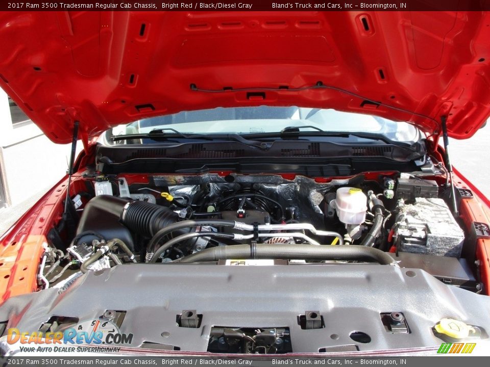 2017 Ram 3500 Tradesman Regular Cab Chassis Bright Red / Black/Diesel Gray Photo #18