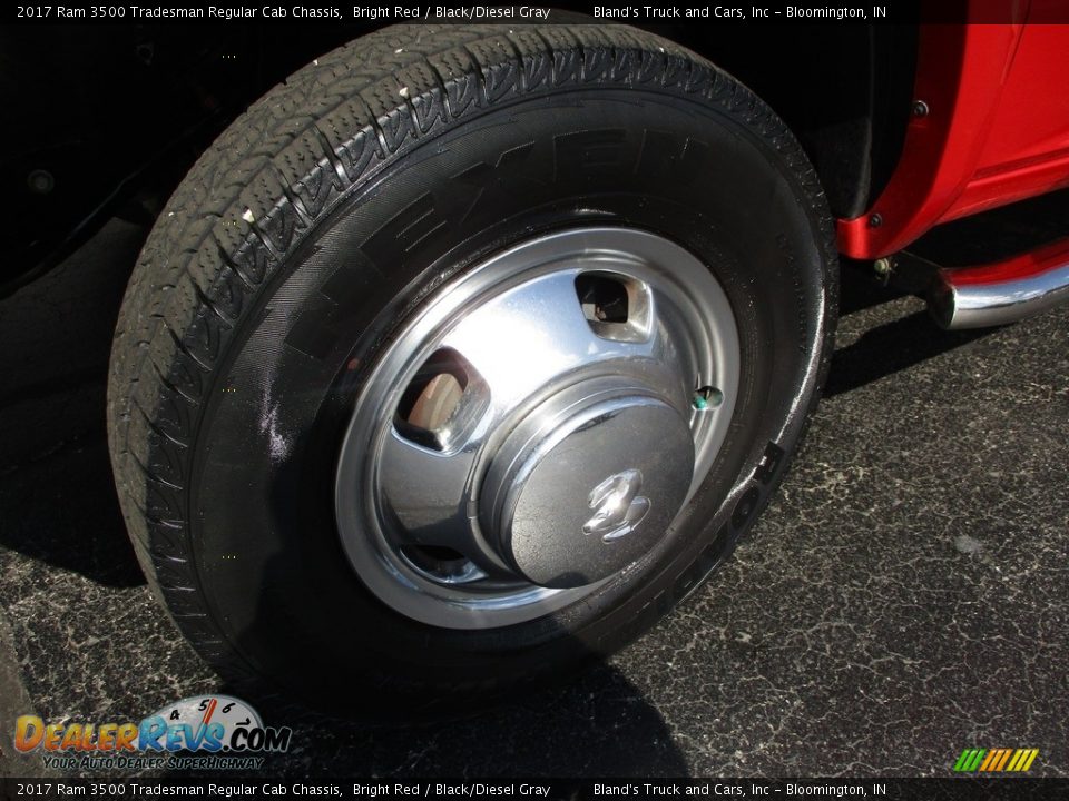 2017 Ram 3500 Tradesman Regular Cab Chassis Bright Red / Black/Diesel Gray Photo #20
