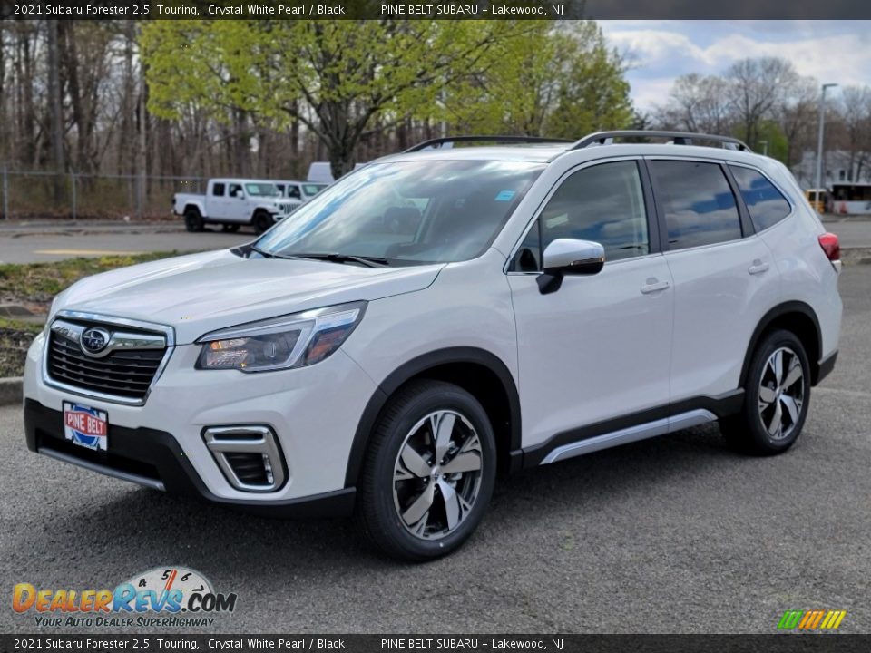 2021 Subaru Forester 2.5i Touring Crystal White Pearl / Black Photo #1