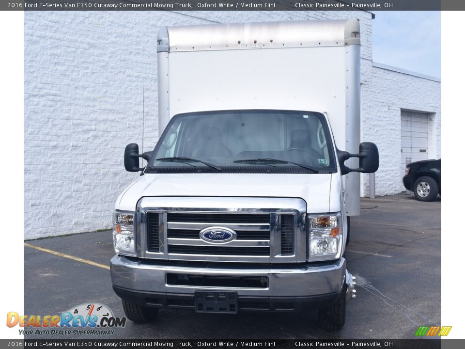 2016 Ford E-Series Van E350 Cutaway Commercial Moving Truck Oxford White / Medium Flint Photo #4