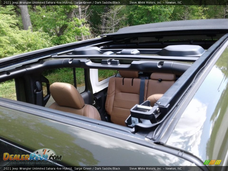 Sunroof of 2021 Jeep Wrangler Unlimited Sahara 4xe Hybrid Photo #11