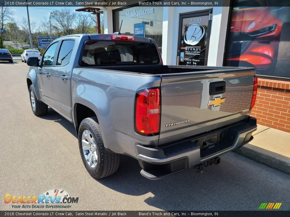 2018 Chevrolet Colorado LT Crew Cab Satin Steel Metallic / Jet Black Photo #29