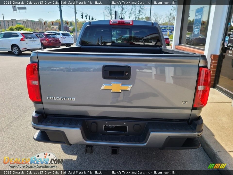 2018 Chevrolet Colorado LT Crew Cab Satin Steel Metallic / Jet Black Photo #30