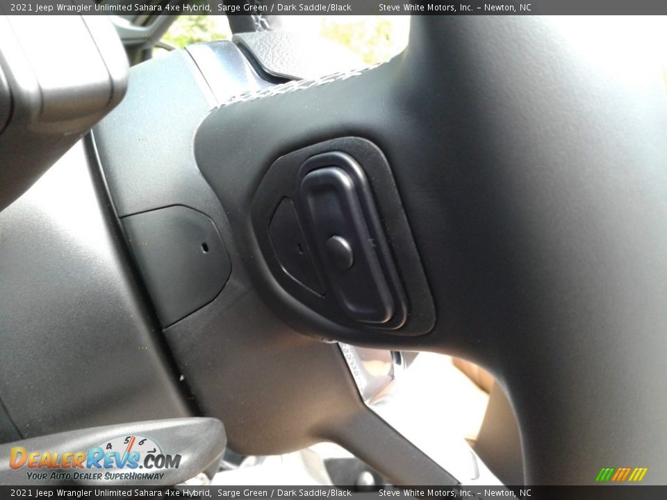 2021 Jeep Wrangler Unlimited Sahara 4xe Hybrid Sarge Green / Dark Saddle/Black Photo #15