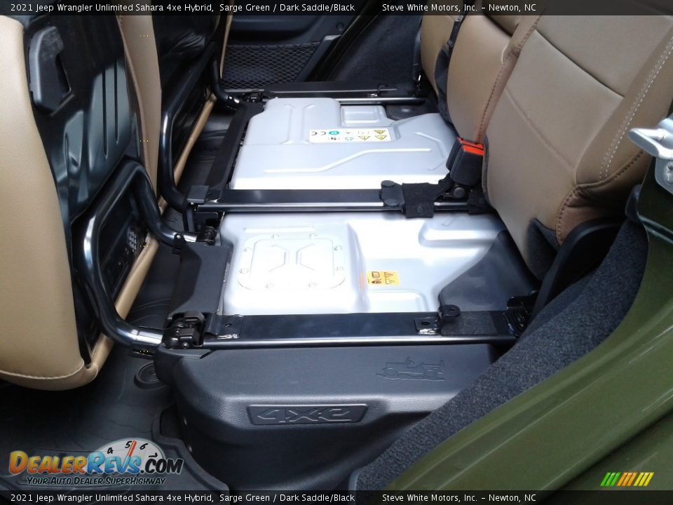 Rear Seat of 2021 Jeep Wrangler Unlimited Sahara 4xe Hybrid Photo #17