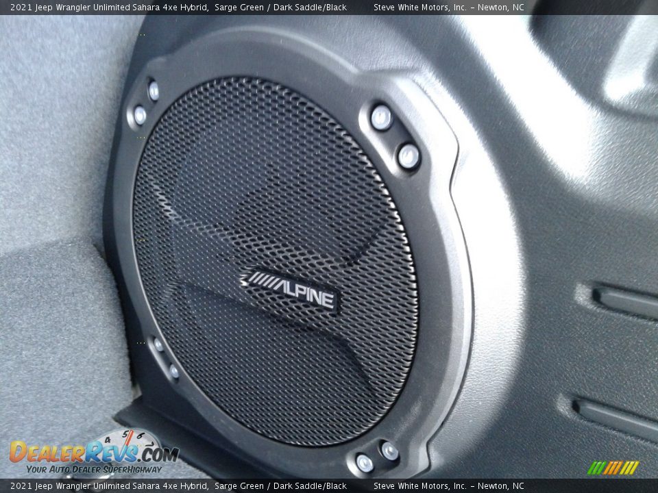 Audio System of 2021 Jeep Wrangler Unlimited Sahara 4xe Hybrid Photo #19