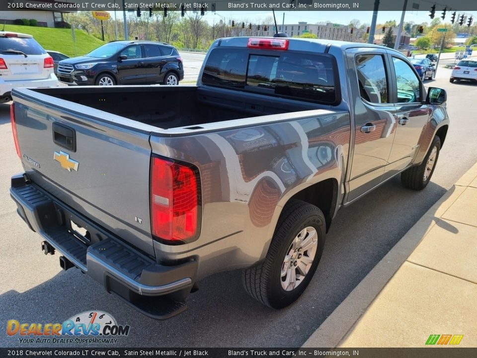 2018 Chevrolet Colorado LT Crew Cab Satin Steel Metallic / Jet Black Photo #35