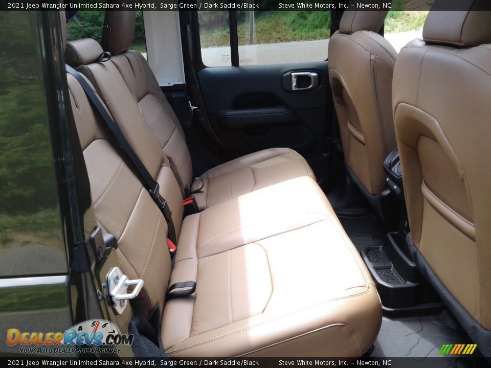 Rear Seat of 2021 Jeep Wrangler Unlimited Sahara 4xe Hybrid Photo #21