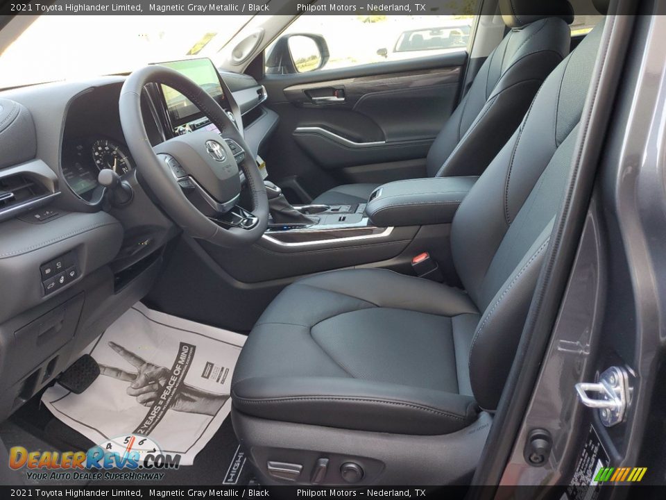 2021 Toyota Highlander Limited Magnetic Gray Metallic / Black Photo #4