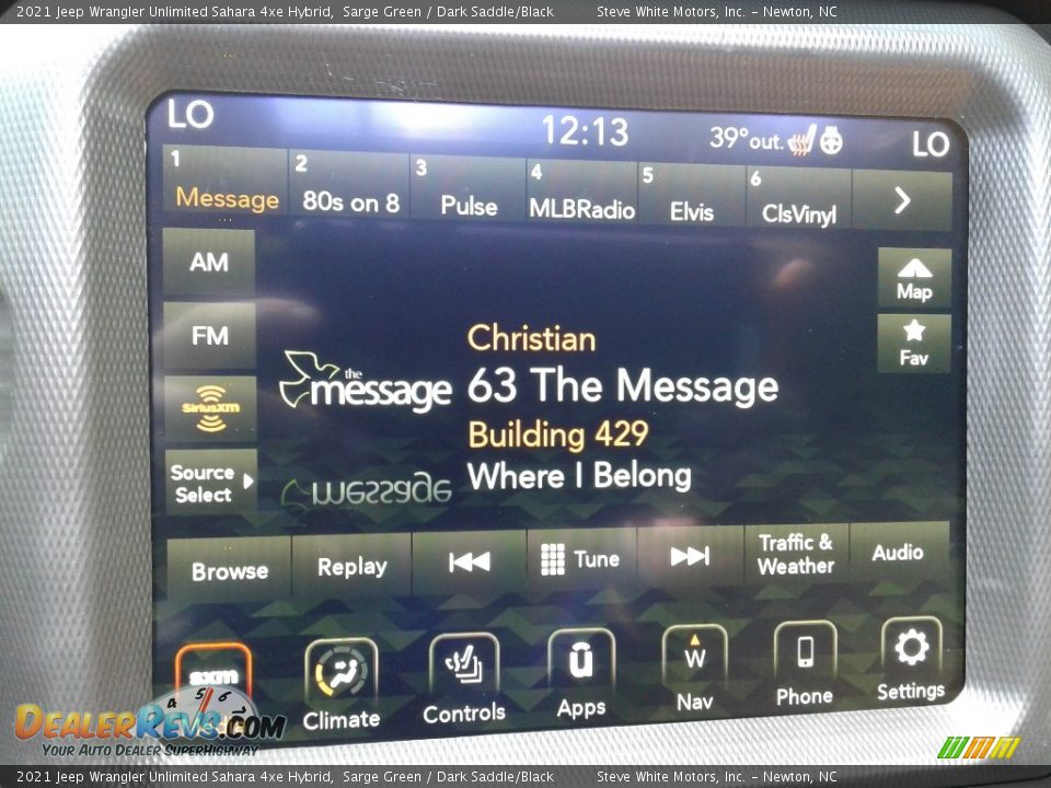 Audio System of 2021 Jeep Wrangler Unlimited Sahara 4xe Hybrid Photo #28