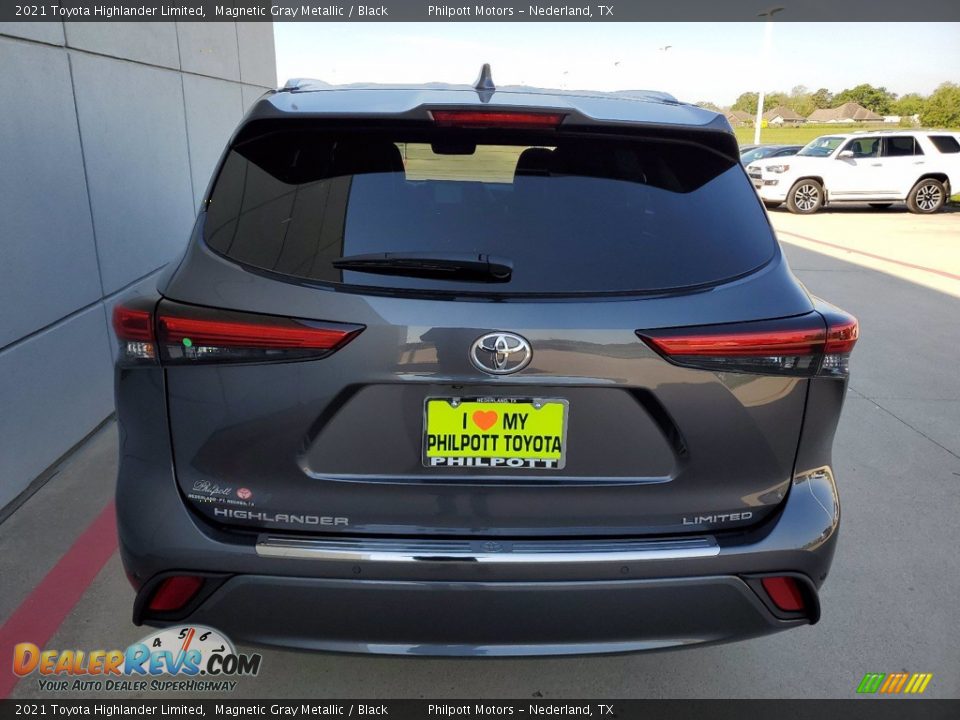 2021 Toyota Highlander Limited Magnetic Gray Metallic / Black Photo #8