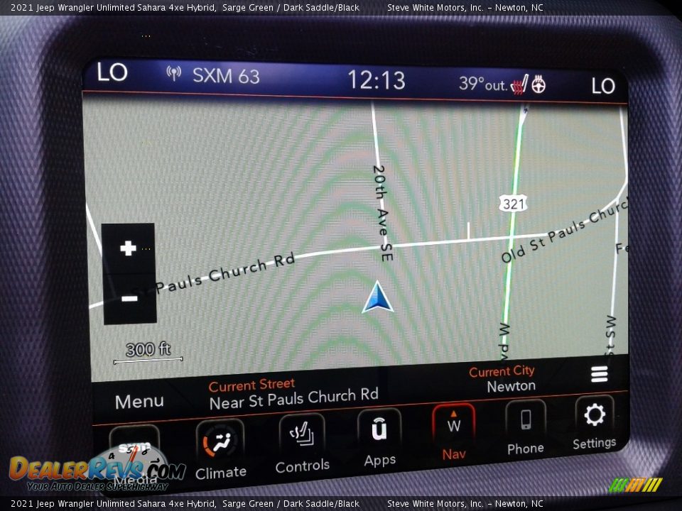 Navigation of 2021 Jeep Wrangler Unlimited Sahara 4xe Hybrid Photo #30