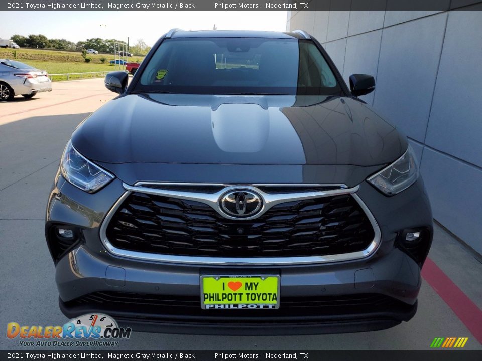 2021 Toyota Highlander Limited Magnetic Gray Metallic / Black Photo #9