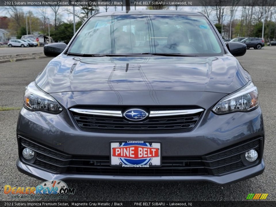 2021 Subaru Impreza Premium Sedan Magnetite Gray Metallic / Black Photo #3