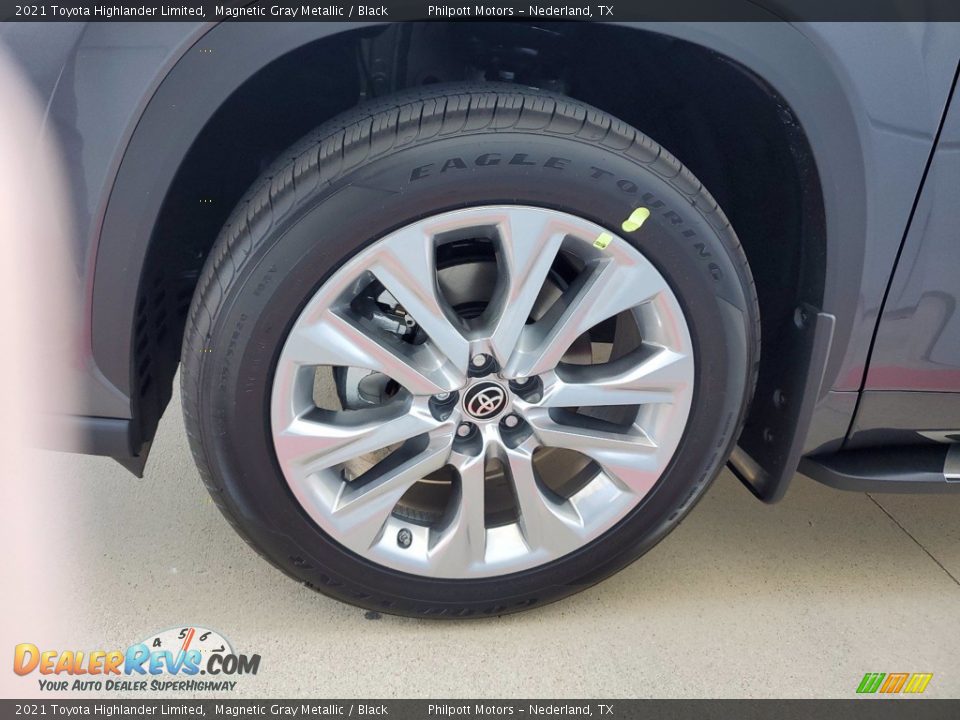 2021 Toyota Highlander Limited Magnetic Gray Metallic / Black Photo #10