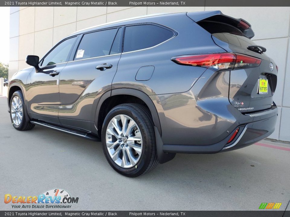 2021 Toyota Highlander Limited Magnetic Gray Metallic / Black Photo #11
