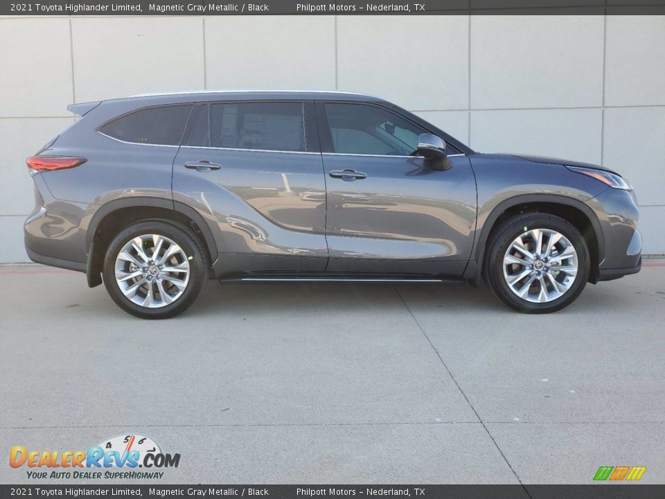2021 Toyota Highlander Limited Magnetic Gray Metallic / Black Photo #12