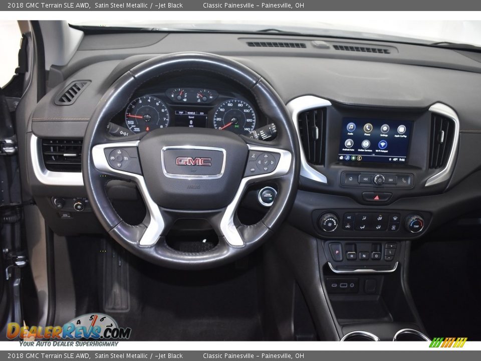 2018 GMC Terrain SLE AWD Satin Steel Metallic / ­Jet Black Photo #12