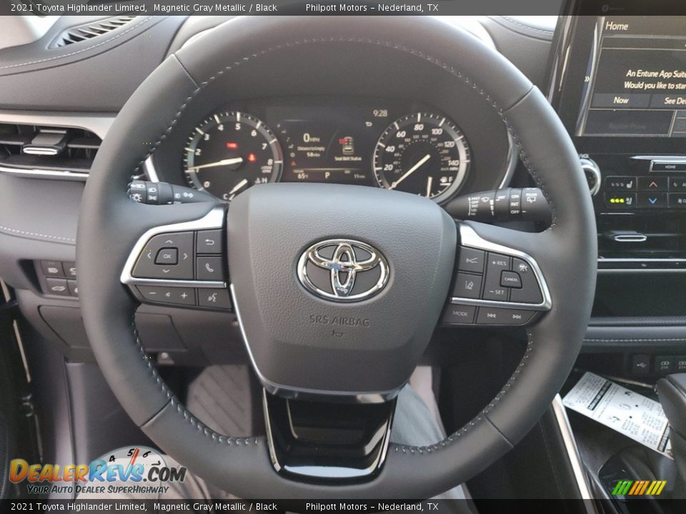 2021 Toyota Highlander Limited Magnetic Gray Metallic / Black Photo #15