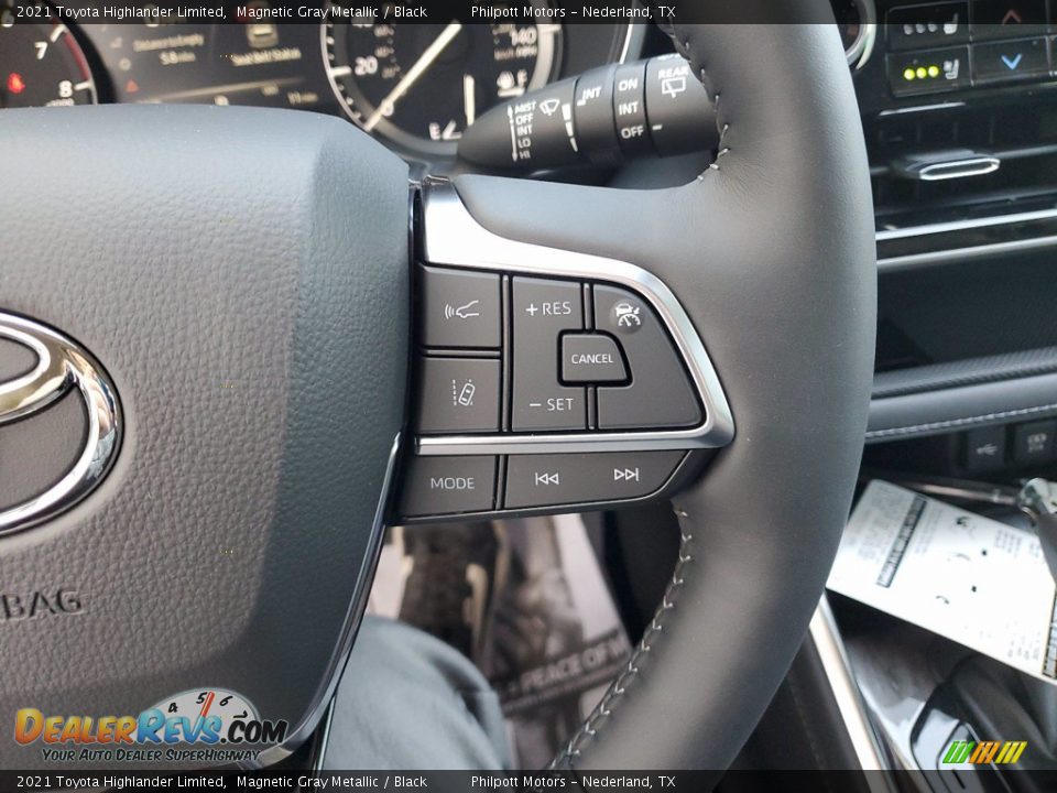 2021 Toyota Highlander Limited Magnetic Gray Metallic / Black Photo #17