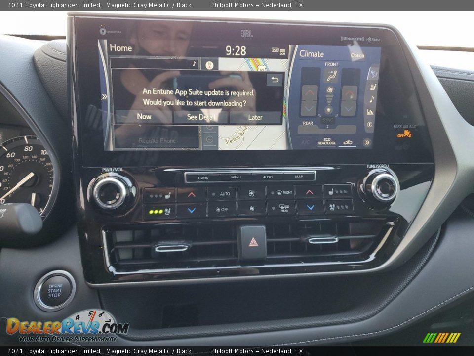 2021 Toyota Highlander Limited Magnetic Gray Metallic / Black Photo #18