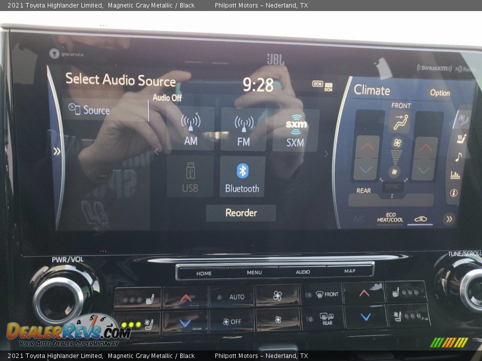 2021 Toyota Highlander Limited Magnetic Gray Metallic / Black Photo #19