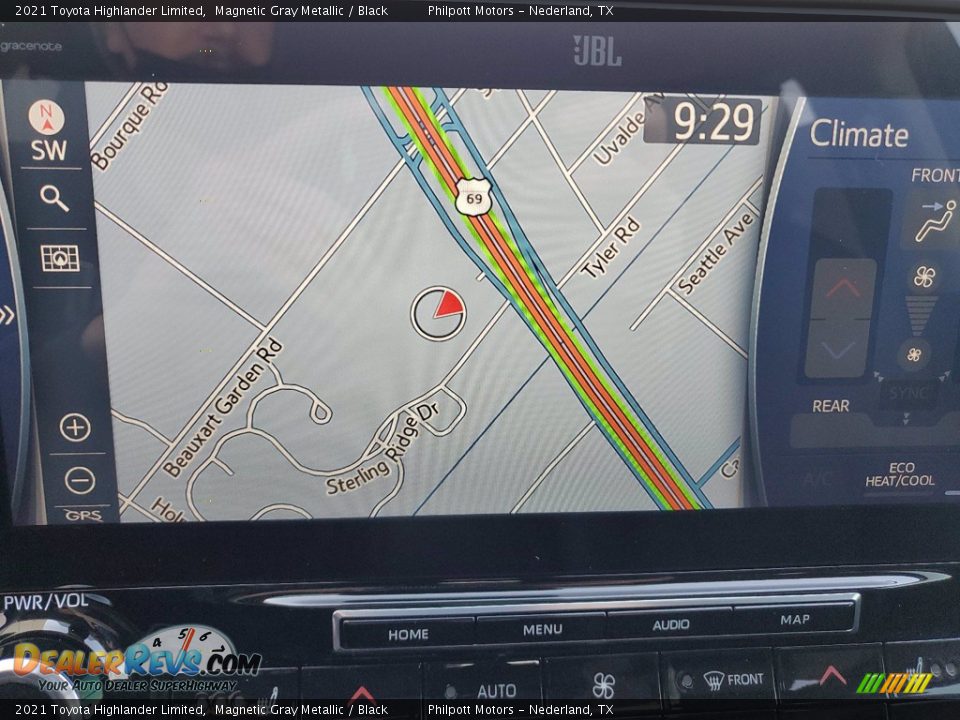 2021 Toyota Highlander Limited Magnetic Gray Metallic / Black Photo #21