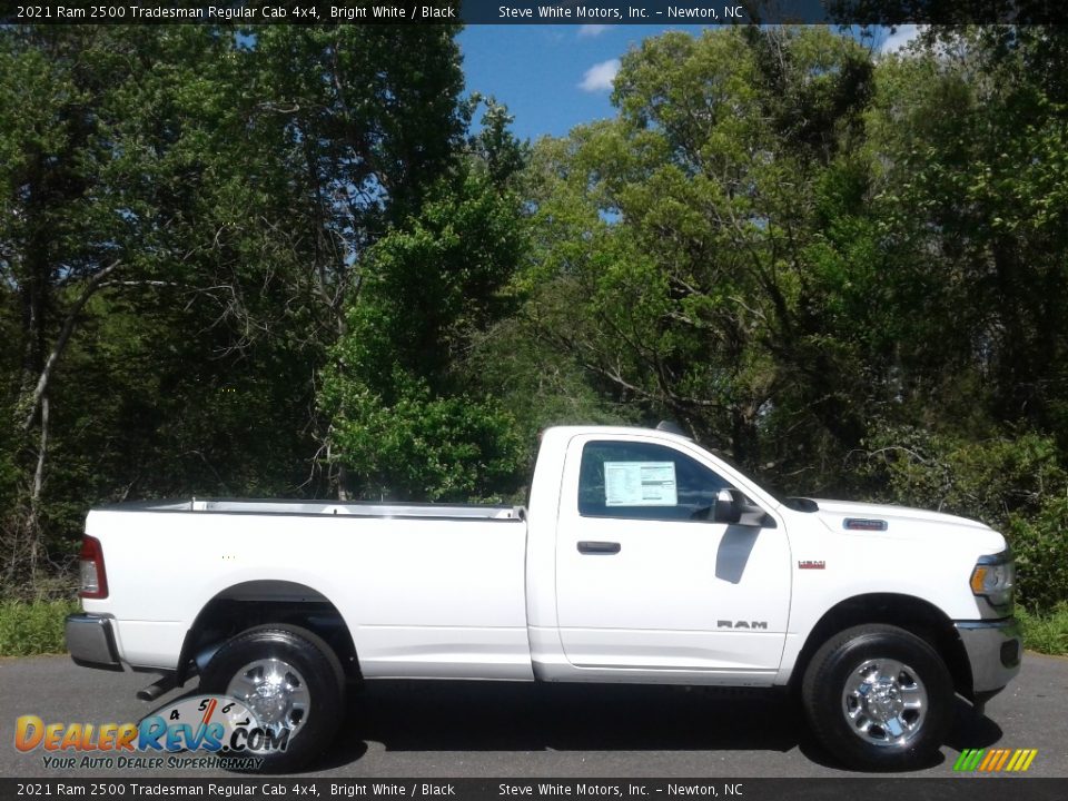 2021 Ram 2500 Tradesman Regular Cab 4x4 Bright White / Black Photo #5