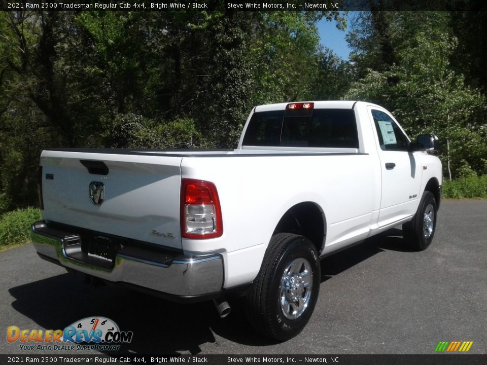 2021 Ram 2500 Tradesman Regular Cab 4x4 Bright White / Black Photo #6