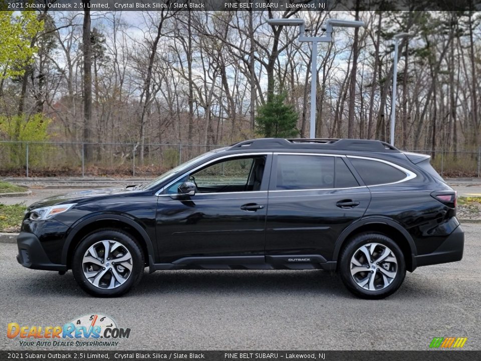 2021 Subaru Outback 2.5i Limited Crystal Black Silica / Slate Black Photo #4