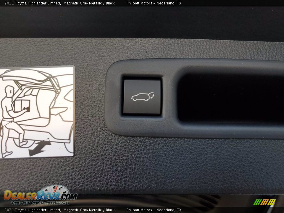 2021 Toyota Highlander Limited Magnetic Gray Metallic / Black Photo #24