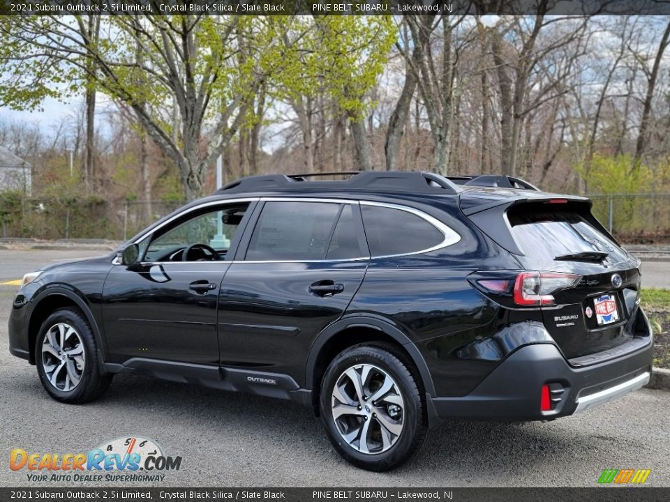 2021 Subaru Outback 2.5i Limited Crystal Black Silica / Slate Black Photo #6