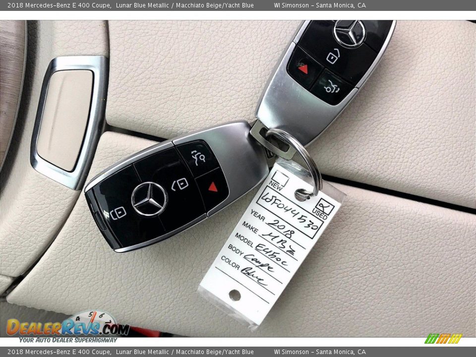 Keys of 2018 Mercedes-Benz E 400 Coupe Photo #11