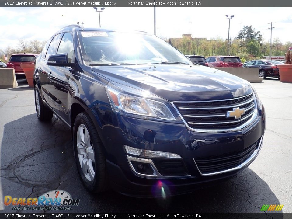 2017 Chevrolet Traverse LT AWD Blue Velvet Metallic / Ebony Photo #12