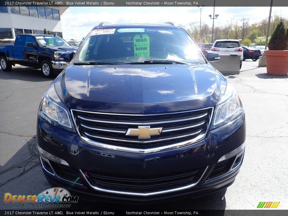 2017 Chevrolet Traverse LT AWD Blue Velvet Metallic / Ebony Photo #13