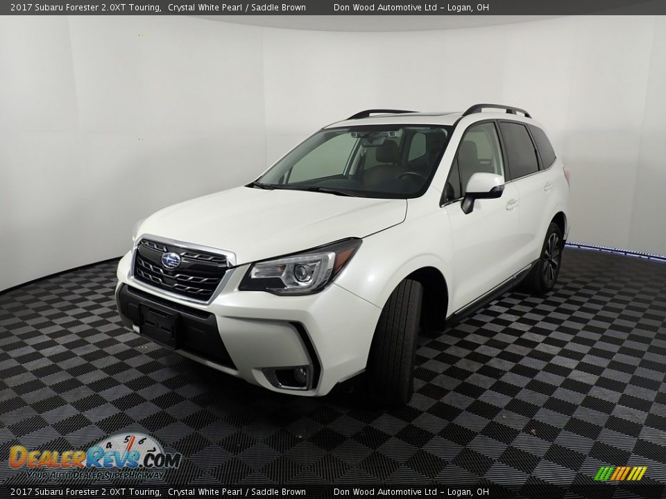 2017 Subaru Forester 2.0XT Touring Crystal White Pearl / Saddle Brown Photo #11