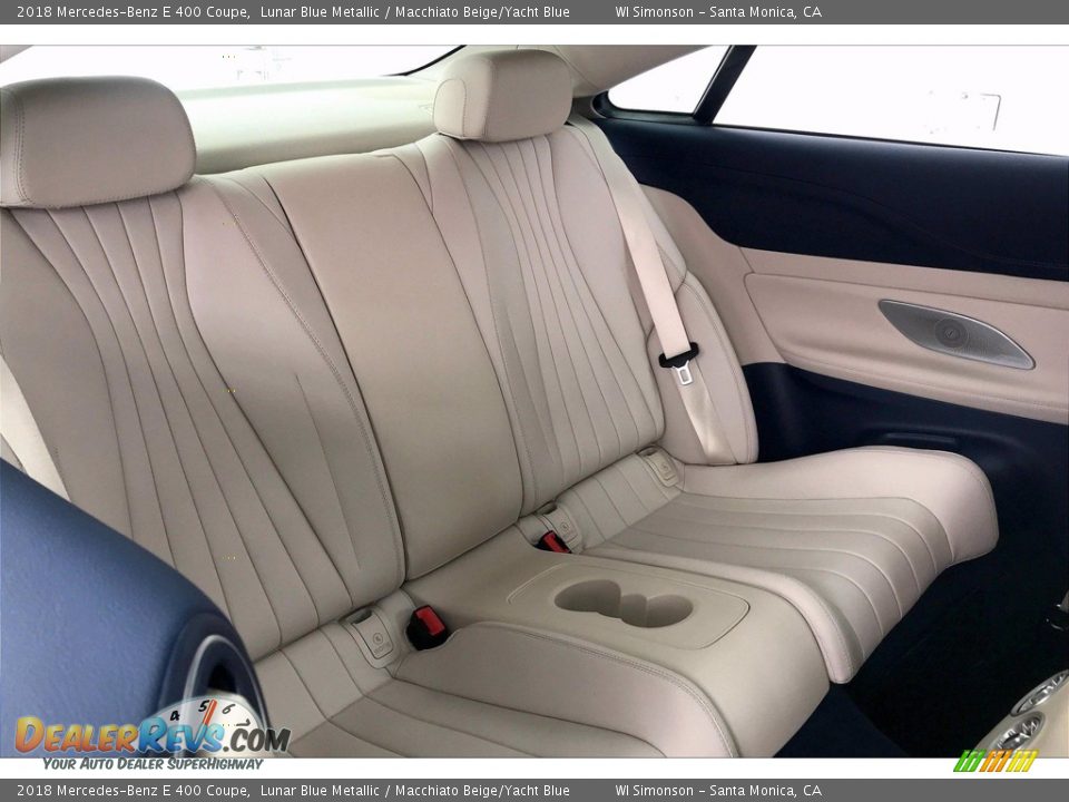 Rear Seat of 2018 Mercedes-Benz E 400 Coupe Photo #19