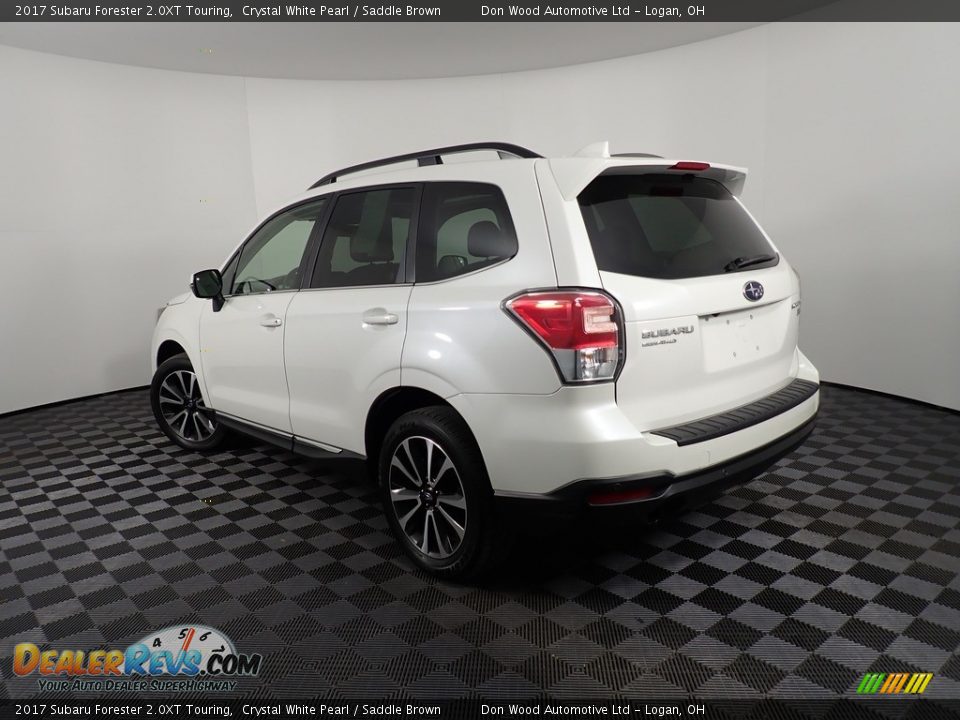 2017 Subaru Forester 2.0XT Touring Crystal White Pearl / Saddle Brown Photo #14