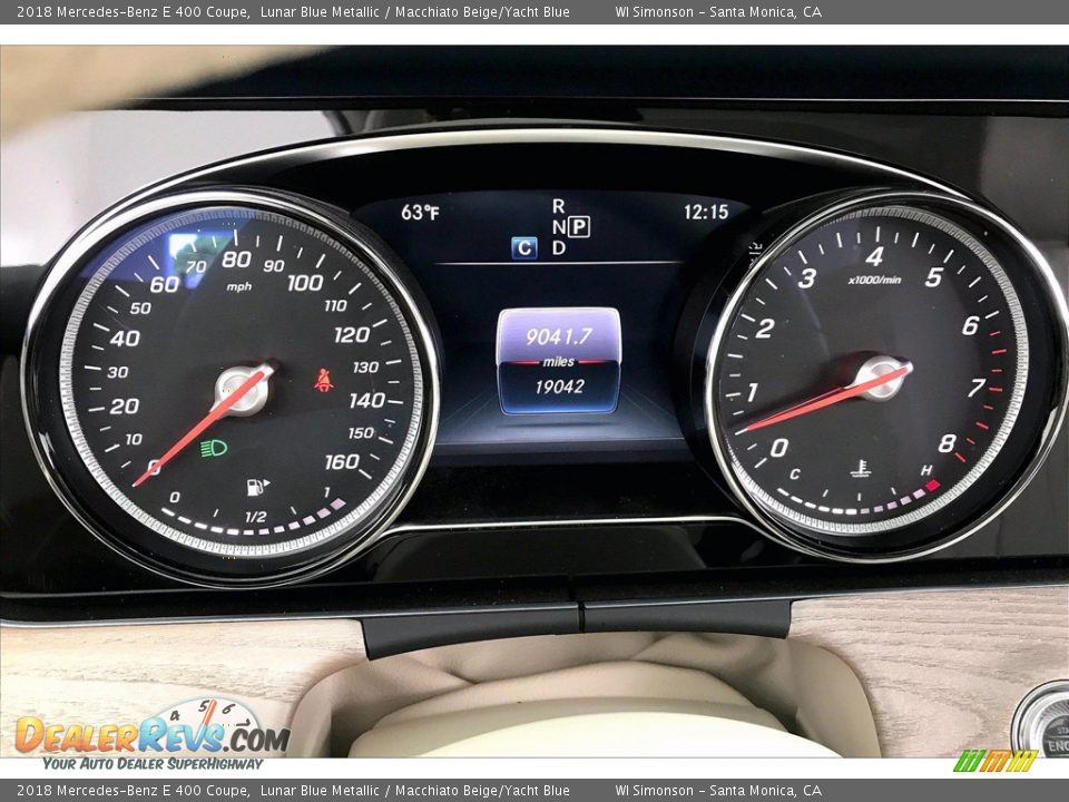 2018 Mercedes-Benz E 400 Coupe Gauges Photo #23