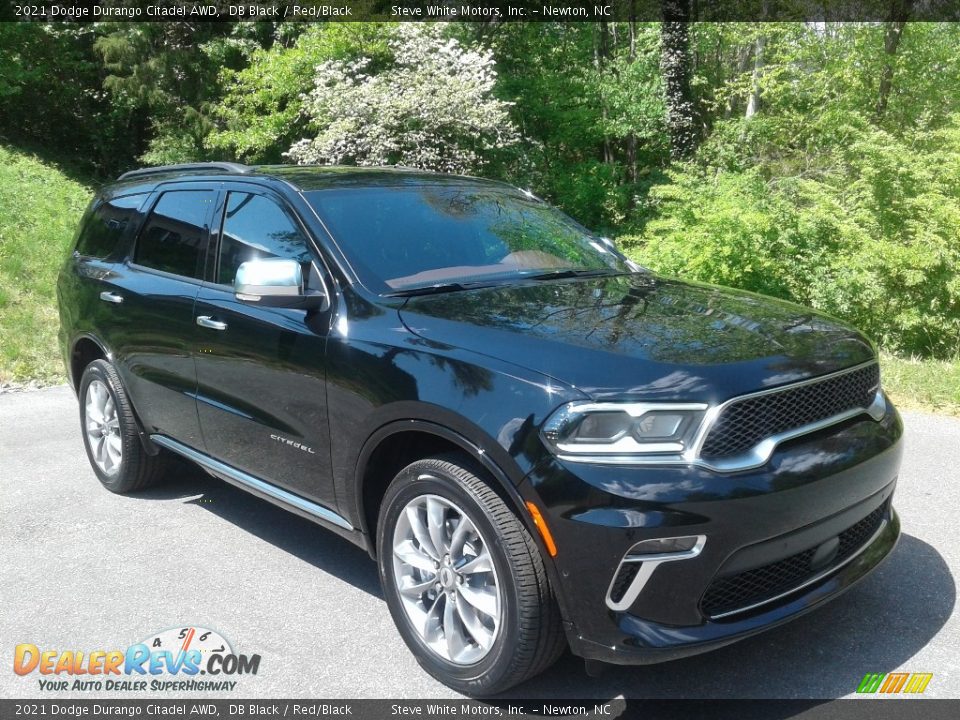 2021 Dodge Durango Citadel AWD DB Black / Red/Black Photo #4