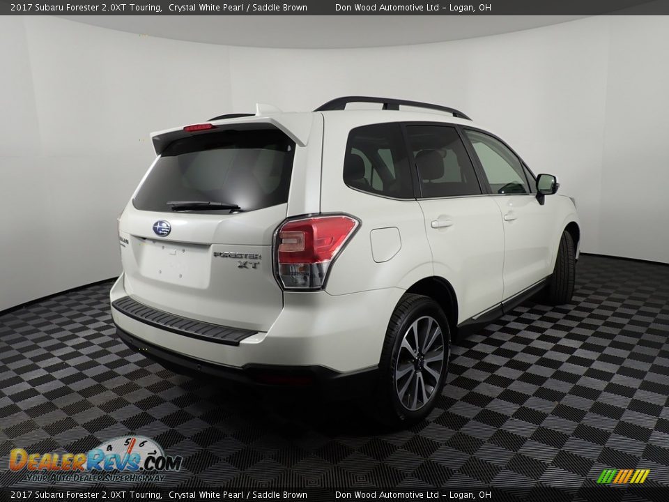 2017 Subaru Forester 2.0XT Touring Crystal White Pearl / Saddle Brown Photo #21