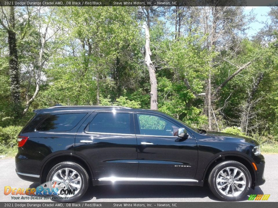 2021 Dodge Durango Citadel AWD DB Black / Red/Black Photo #5