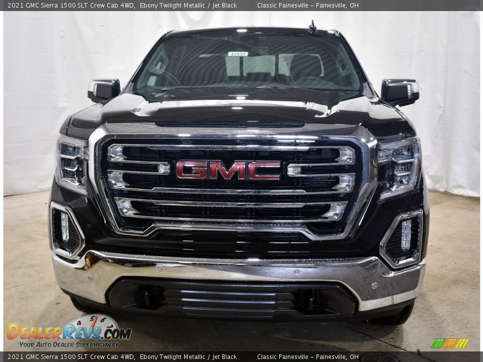 2021 GMC Sierra 1500 SLT Crew Cab 4WD Ebony Twilight Metallic / Jet Black Photo #4