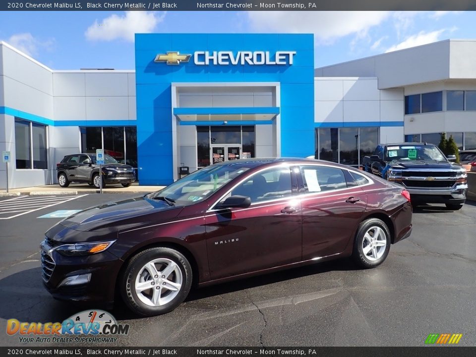 2020 Chevrolet Malibu LS Black Cherry Metallic / Jet Black Photo #1