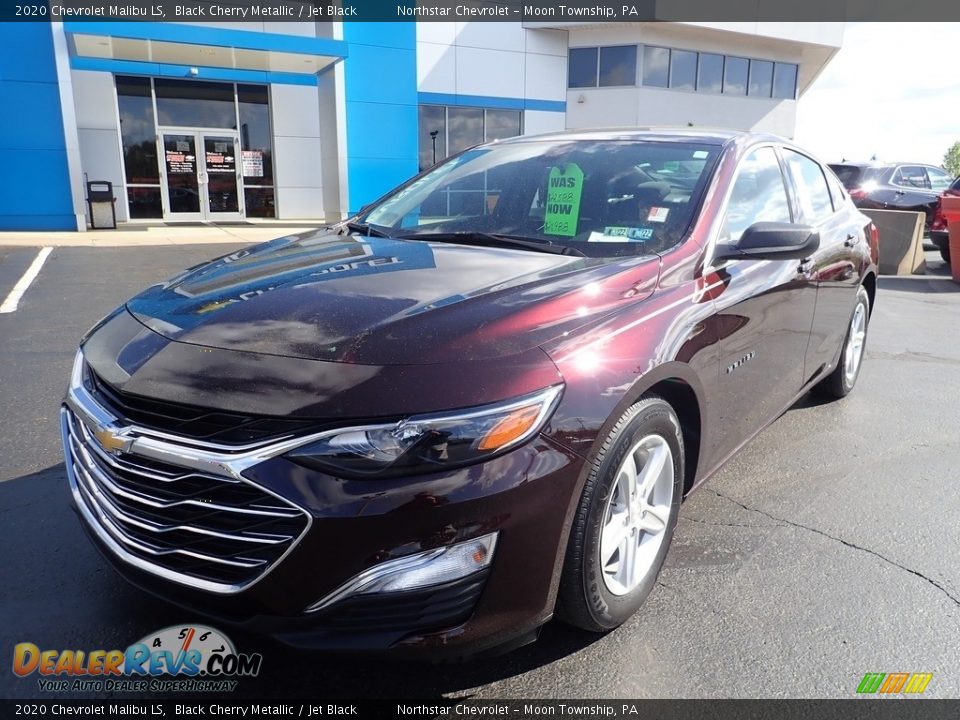 2020 Chevrolet Malibu LS Black Cherry Metallic / Jet Black Photo #2