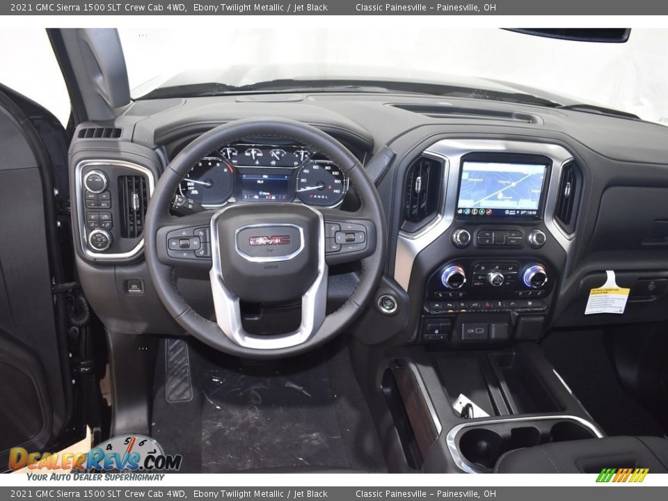 2021 GMC Sierra 1500 SLT Crew Cab 4WD Ebony Twilight Metallic / Jet Black Photo #11