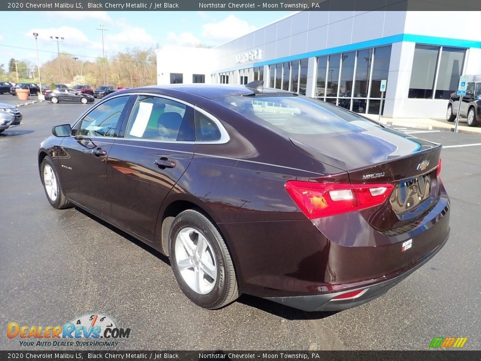 2020 Chevrolet Malibu LS Black Cherry Metallic / Jet Black Photo #4