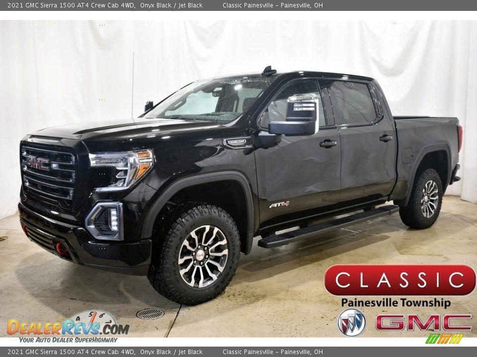 2021 GMC Sierra 1500 AT4 Crew Cab 4WD Onyx Black / Jet Black Photo #1